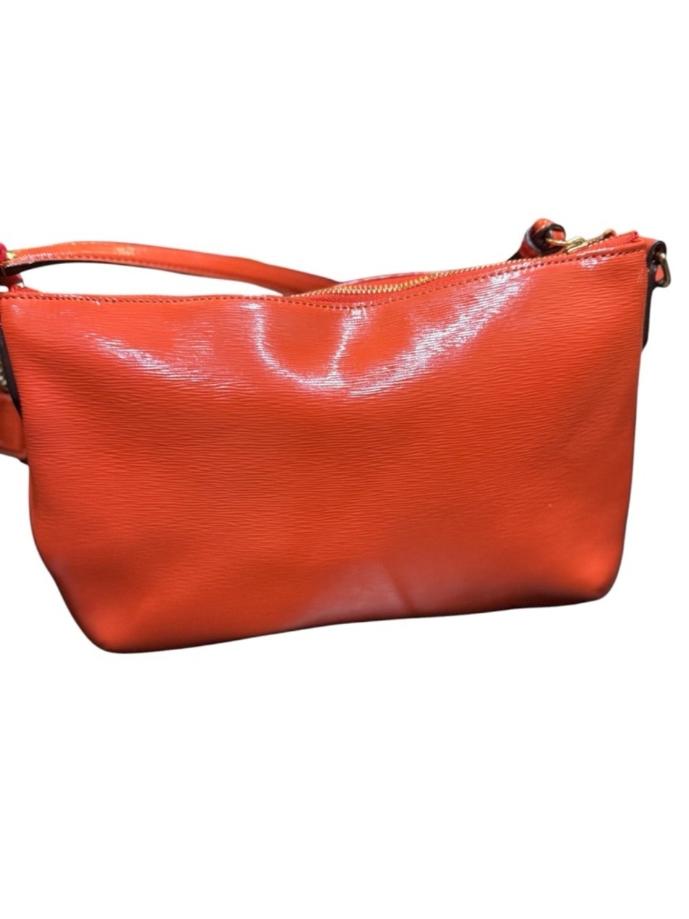 Coach Mickie Crossbody in Vermillion Leather w COA - Picture 2 of 15